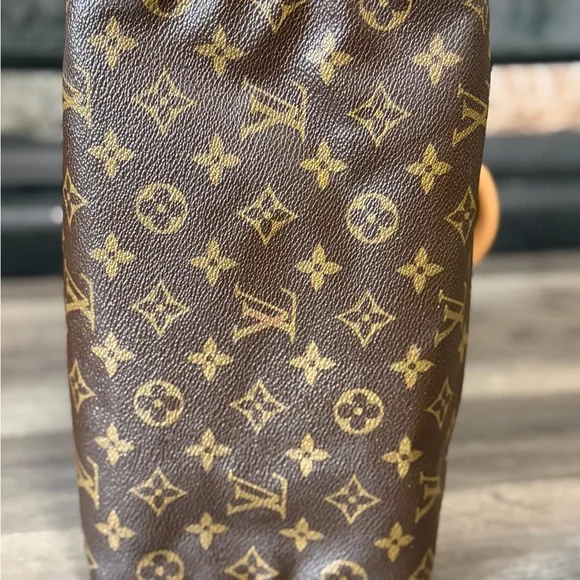 Louis Vuitton Speedy 25 Brown Monogram Satchel with Pink Scarf and Charm - Picture 8 of 16